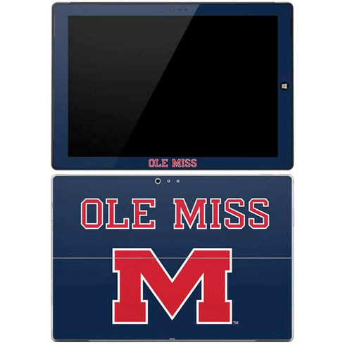 University of Mississippi Ole Miss Blue Surface Pro 3 Skin