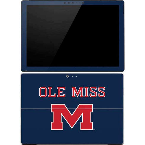 University of Mississippi Ole Miss Blue Surface Pro 4 Skin