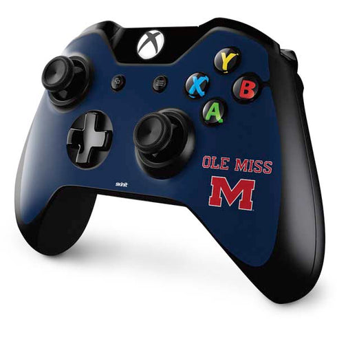 University of Mississippi Ole Miss Blue Xbox One Controller Skin