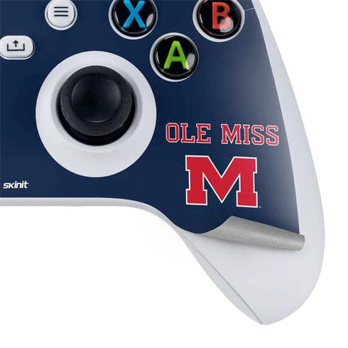 University of Mississippi Ole Miss Blue Xbox Series S Bundle Skin
