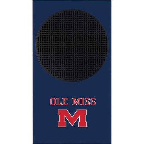 University of Mississippi Ole Miss Blue Xbox Series S Console Skin