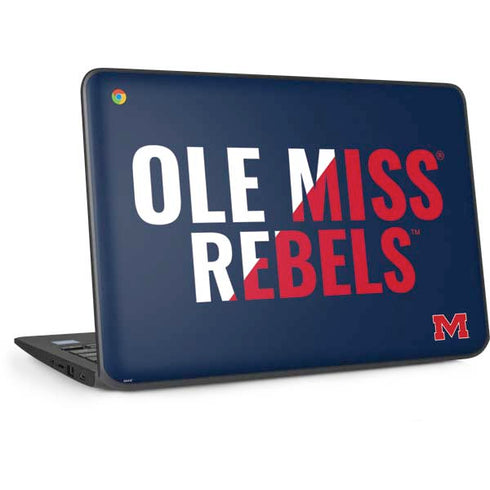 University of Mississippi Ole Miss Rebels HP Chromebook Skin