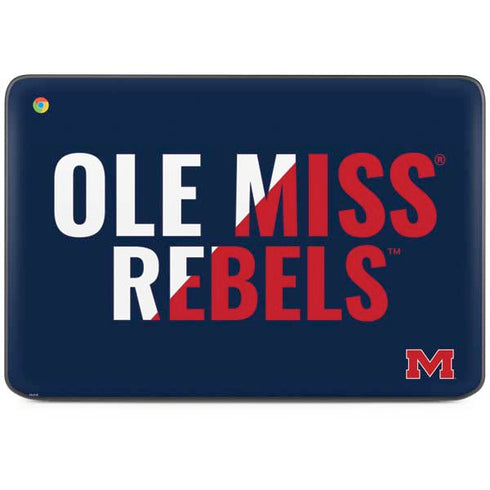University of Mississippi Ole Miss Rebels HP Chromebook Skin