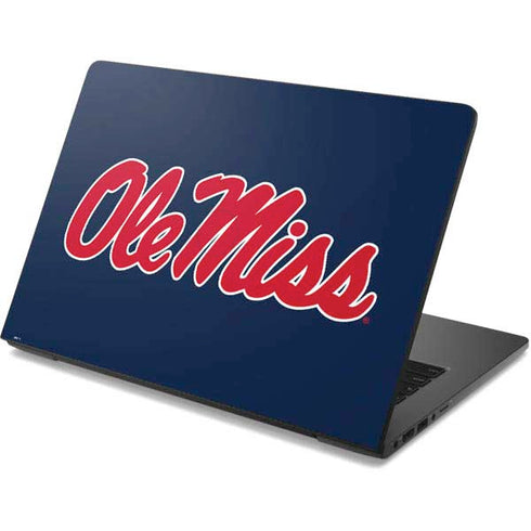 University of Mississippi Rebels Ole Miss Dell Chromebook Skin
