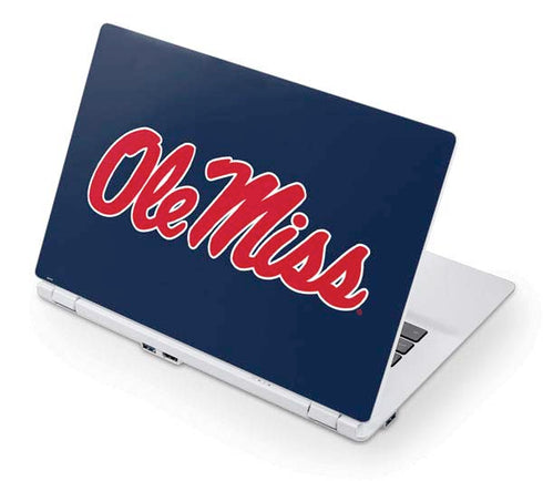 University of Mississippi Rebels Ole Miss Acer Chromebook Skin