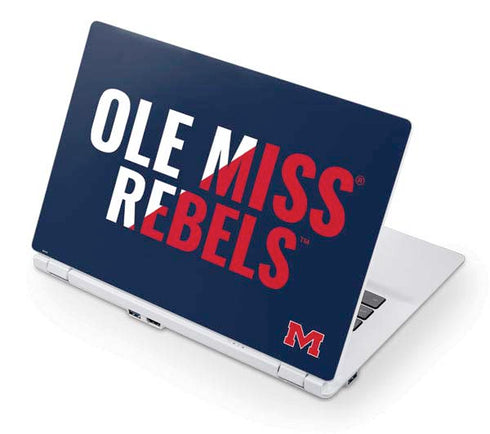 University of Mississippi Ole Miss Rebels Acer Chromebook Skin