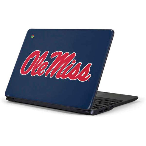 University of Mississippi Rebels Ole Miss Samsung Chromebook Skin