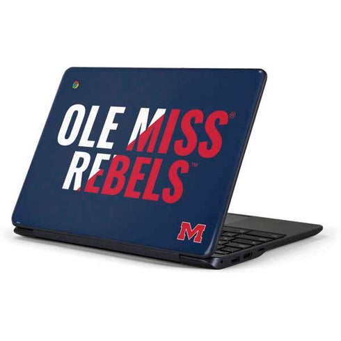 University of Mississippi Ole Miss Rebels Samsung Chromebook Skin