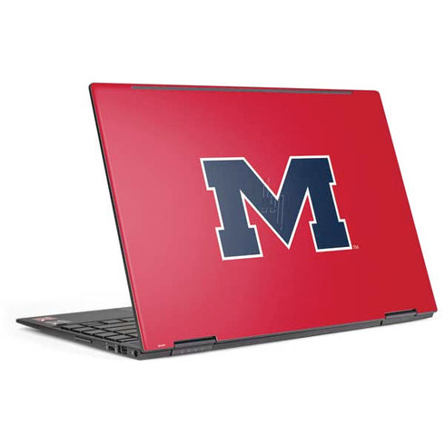 University of Mississippi Ole Miss Logo Red HP Envy Skin