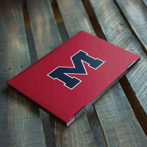 University of Mississippi Ole Miss Logo Red HP Envy Skin