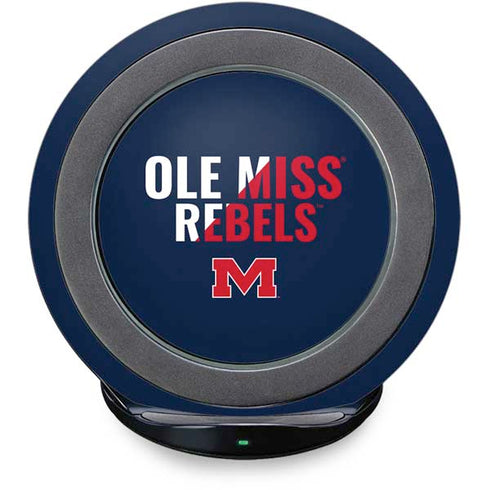 University of Mississippi Ole Miss Rebels Fast Charge Wireless Charging Stand Skin