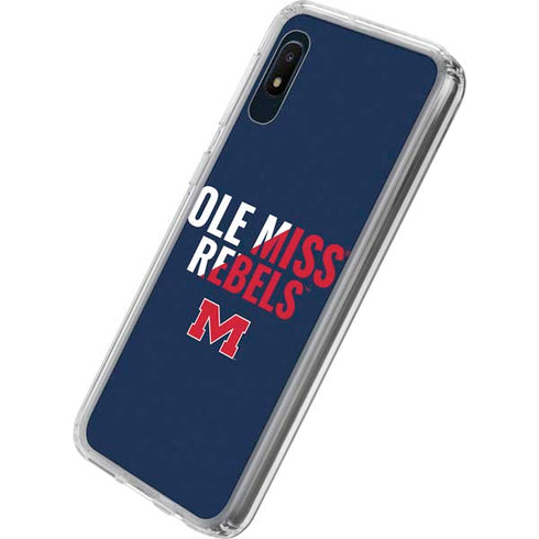 University of Mississippi Ole Miss Rebels Galaxy A10e Clear Case
