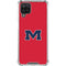 University of Mississippi Ole Miss Logo Red Galaxy A12 Clear Case