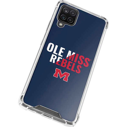University of Mississippi Ole Miss Rebels Galaxy A12 Clear Case