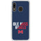 University of Mississippi Ole Miss Rebels Galaxy A20 Clear Case