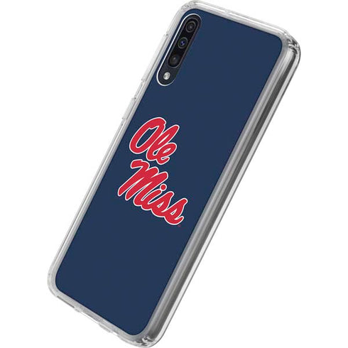 University of Mississippi Rebels Ole Miss Galaxy A50 Clear Case