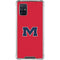 University of Mississippi Ole Miss Logo Red Galaxy A71 5G Clear Case