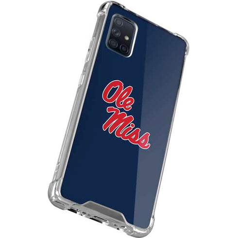 University of Mississippi Rebels Ole Miss Galaxy A71 5G Clear Case