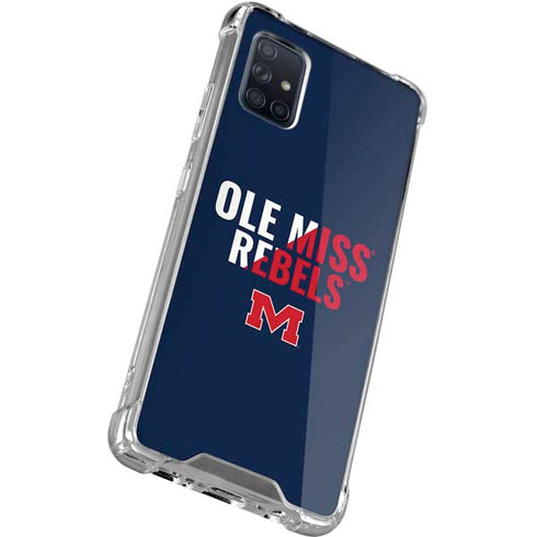 University of Mississippi Ole Miss Rebels Galaxy A71 5G Clear Case