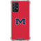 University of Mississippi Ole Miss Logo Red Galaxy A72 5G Clear Case