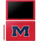 University of Mississippi Ole Miss Logo Red Galaxy Book 12in Skin