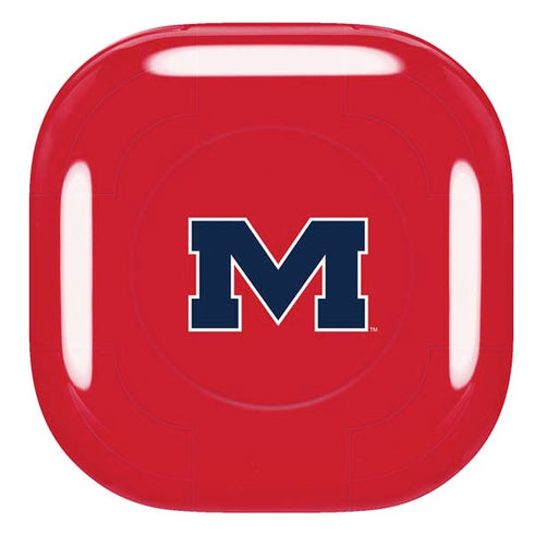 University of Mississippi Ole Miss Logo Red Galaxy Buds Pro Skin