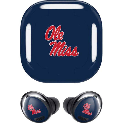University of Mississippi Rebels Ole Miss Galaxy Buds Pro Skin