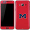 University of Mississippi Ole Miss Logo Red Galaxy J3 Skin