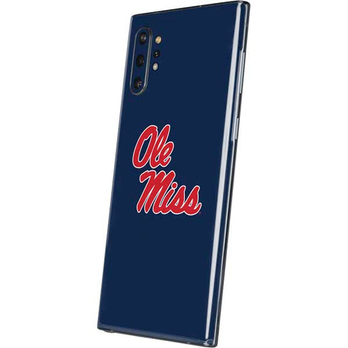 University of Mississippi Rebels Ole Miss Galaxy Note 10 Plus Skin