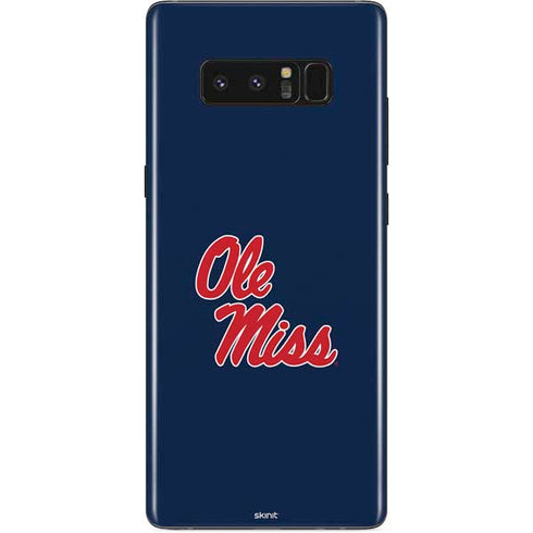 University of Mississippi Rebels Ole Miss Galaxy Note 8 Skin