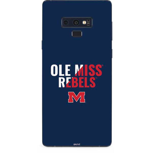 University of Mississippi Ole Miss Rebels Galaxy Note 9 Skin