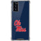 University of Mississippi Rebels Ole Miss Galaxy Note20 5G Clear Case