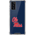 University of Mississippi Rebels Ole Miss Galaxy Note20 5G Clear Case