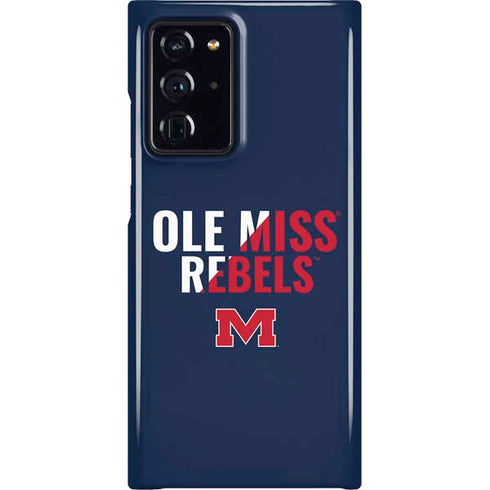 University of Mississippi Ole Miss Rebels Galaxy Note20 Ultra 5G Lite Case