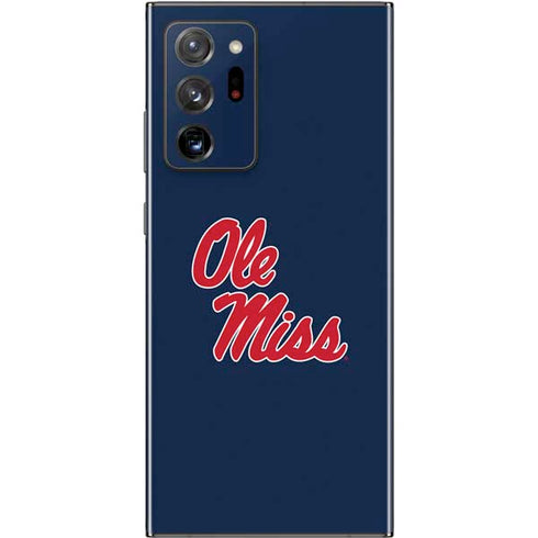University of Mississippi Rebels Ole Miss Galaxy Note20 Ultra 5G Skin