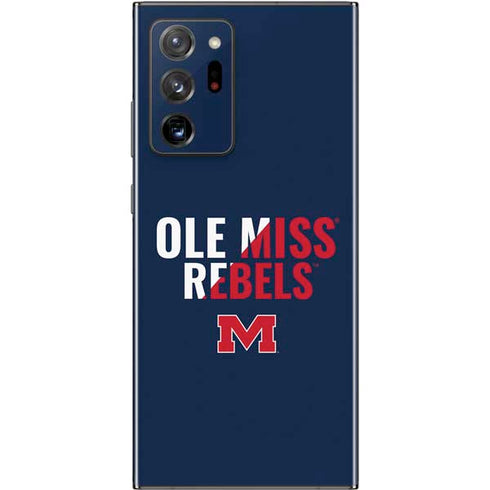 University of Mississippi Ole Miss Rebels Galaxy Note20 Ultra 5G Skin
