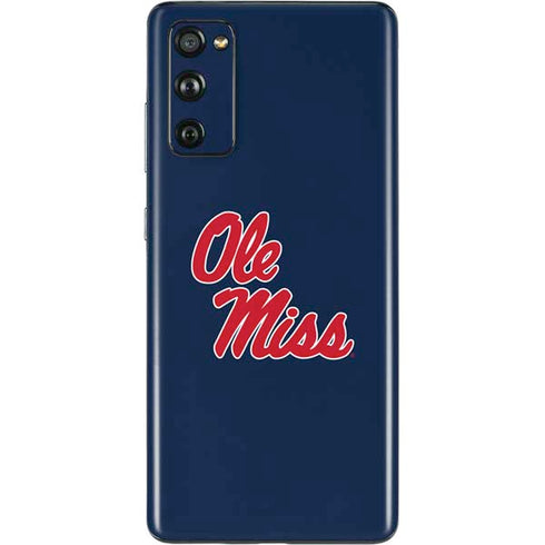 University of Mississippi Rebels Ole Miss Galaxy S20 Fan Edition Skin
