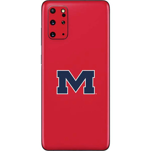 University of Mississippi Ole Miss Logo Red Galaxy S20 Plus Skin