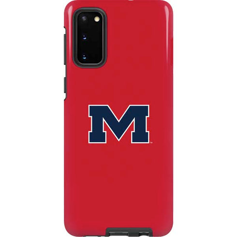 University of Mississippi Ole Miss Logo Red Galaxy S20 Pro Case