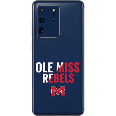 University of Mississippi Ole Miss Rebels Galaxy S20 Ultra 5G Skin