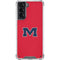 University of Mississippi Ole Miss Logo Red Galaxy S21 5G Clear Case
