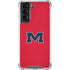 University of Mississippi Ole Miss Logo Red Galaxy S21 5G Clear Case