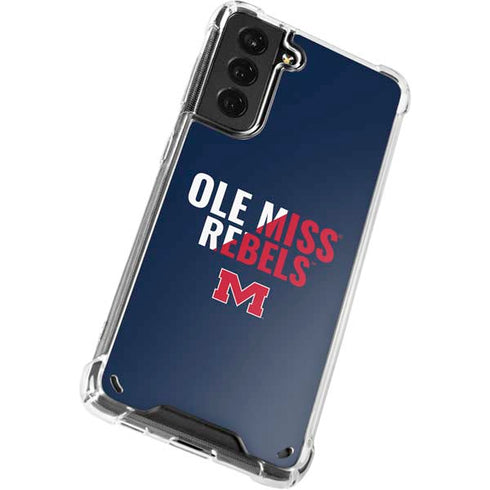 University of Mississippi Ole Miss Rebels Galaxy S21 5G Clear Case