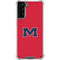 University of Mississippi Ole Miss Logo Red Galaxy S21 Plus 5G Clear Case