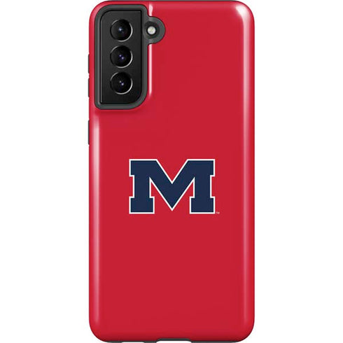 University of Mississippi Ole Miss Logo Red Galaxy S21 Plus 5G Pro Case