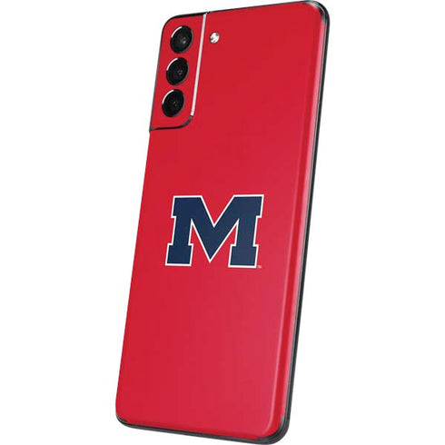 University of Mississippi Ole Miss Logo Red Galaxy S21 Plus 5G Skin