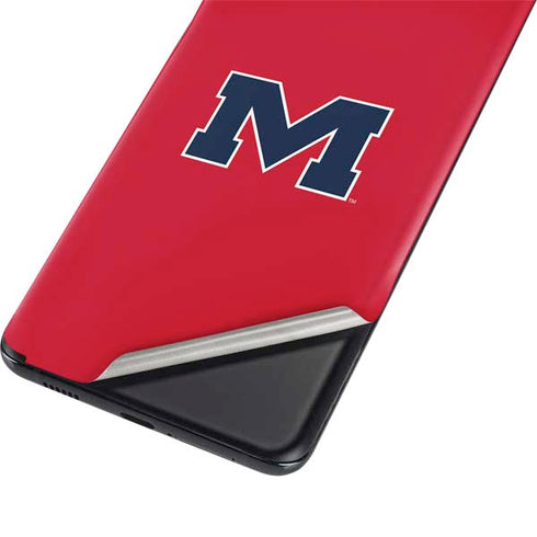University of Mississippi Ole Miss Logo Red Galaxy S21 Ultra 5G Skin