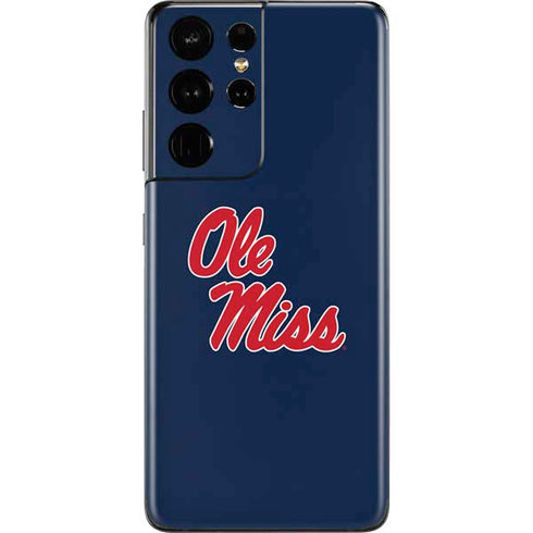 University of Mississippi Rebels Ole Miss Galaxy S21 Ultra 5G Skin