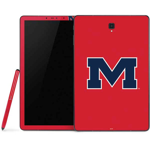 University of Mississippi Ole Miss Logo Red Samsung Galaxy Tab Skin