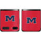 University of Mississippi Ole Miss Logo Red Galaxy Z Flip Skin